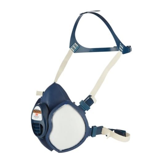 Semimaschera 3M 4251+ FFA1P2 R D | Respiratore Senza Manutenzione con Filtri Integrati - Perrone Shop