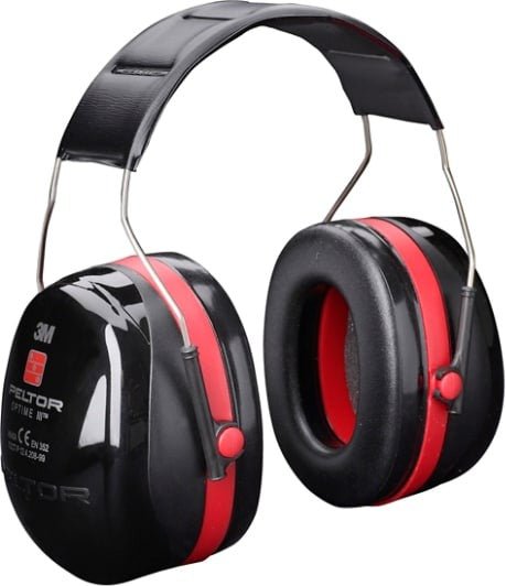 Cuffie Antirumore 3M PELTOR Optime III H540A | Protezione Udito SNR 35 dB - Perrone Shop