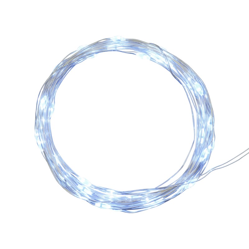 Catena 40 LED luce fredda fissa Lotti