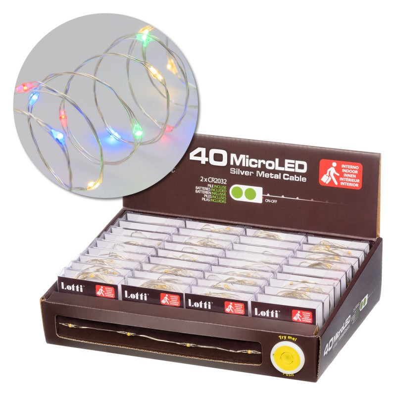 Catena 40 Microled Multicolor Interno Lotti