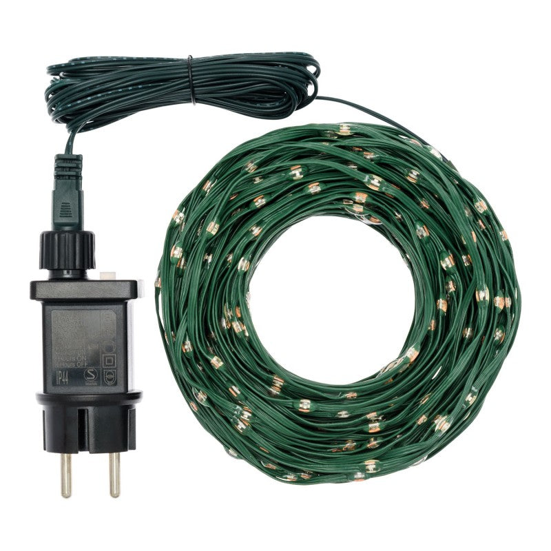 Luci con cavo verde 400 gocce LED MTL 30 m Lotti