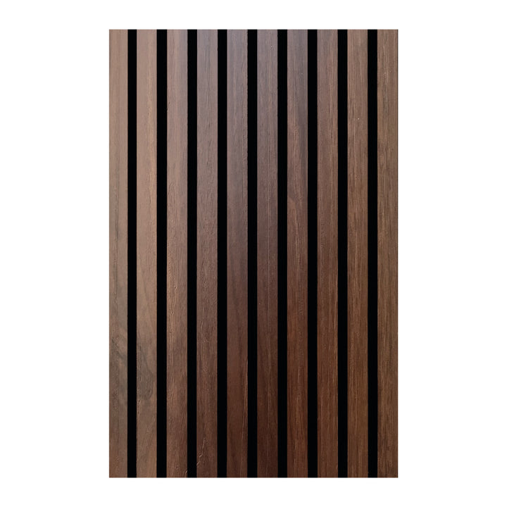 Set 4 pannelli fonoassorbenti dogati in MDF Noce Chiaro H280X60X1,3CM | OX Zeroper