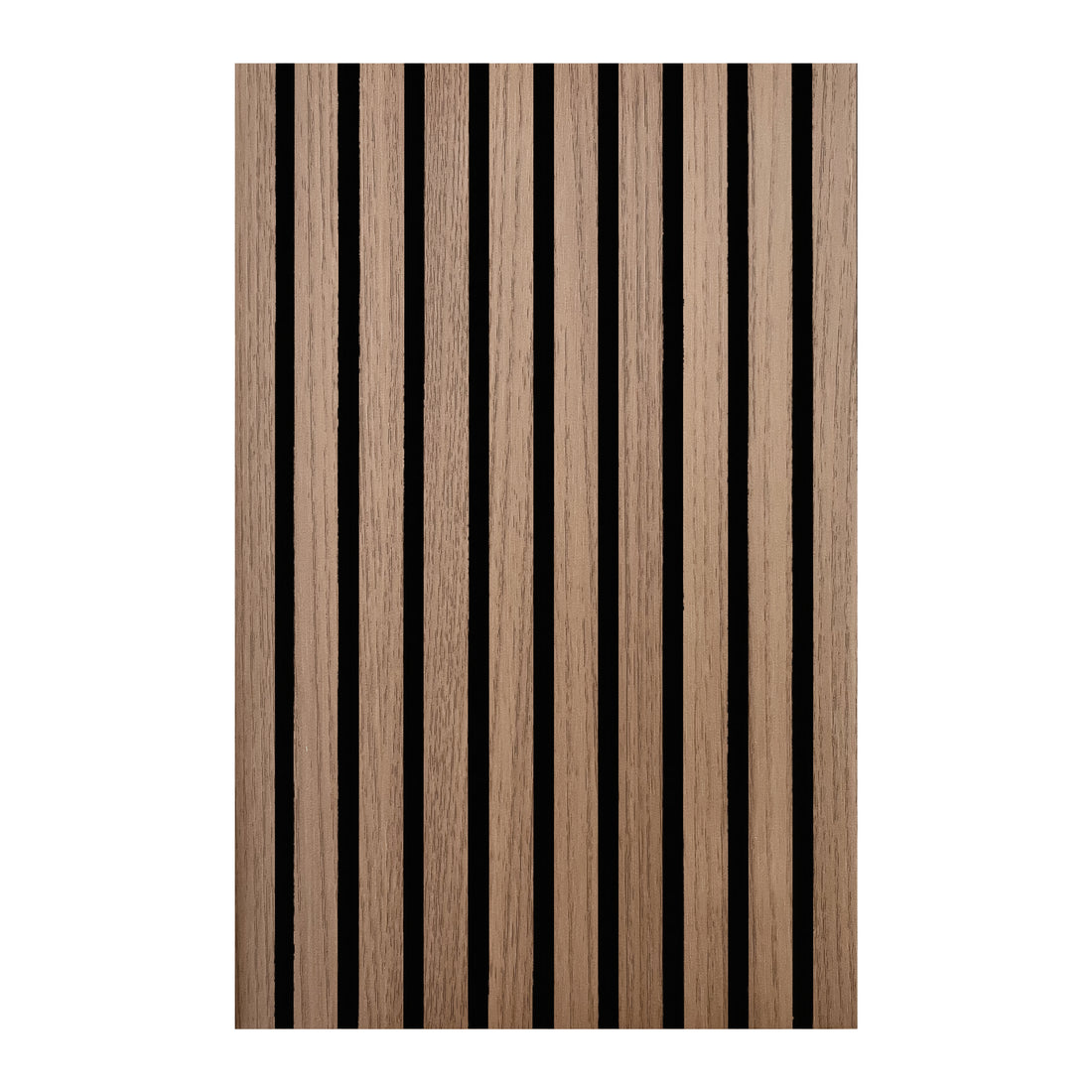 Set 4 pannelli fonoassorbenti dogati in MDF colore Teak H280X60,5X1,2cm | OX Zeroper