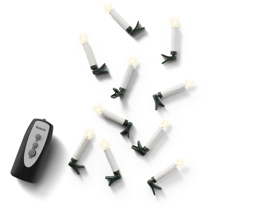 Candela led 2 funzioni effetto luccichio diametero 1,5 x altezza10 cm