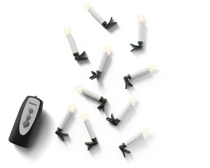 Candela led 2 funzioni effetto luccichio diametero 1,5 x altezza10 cm