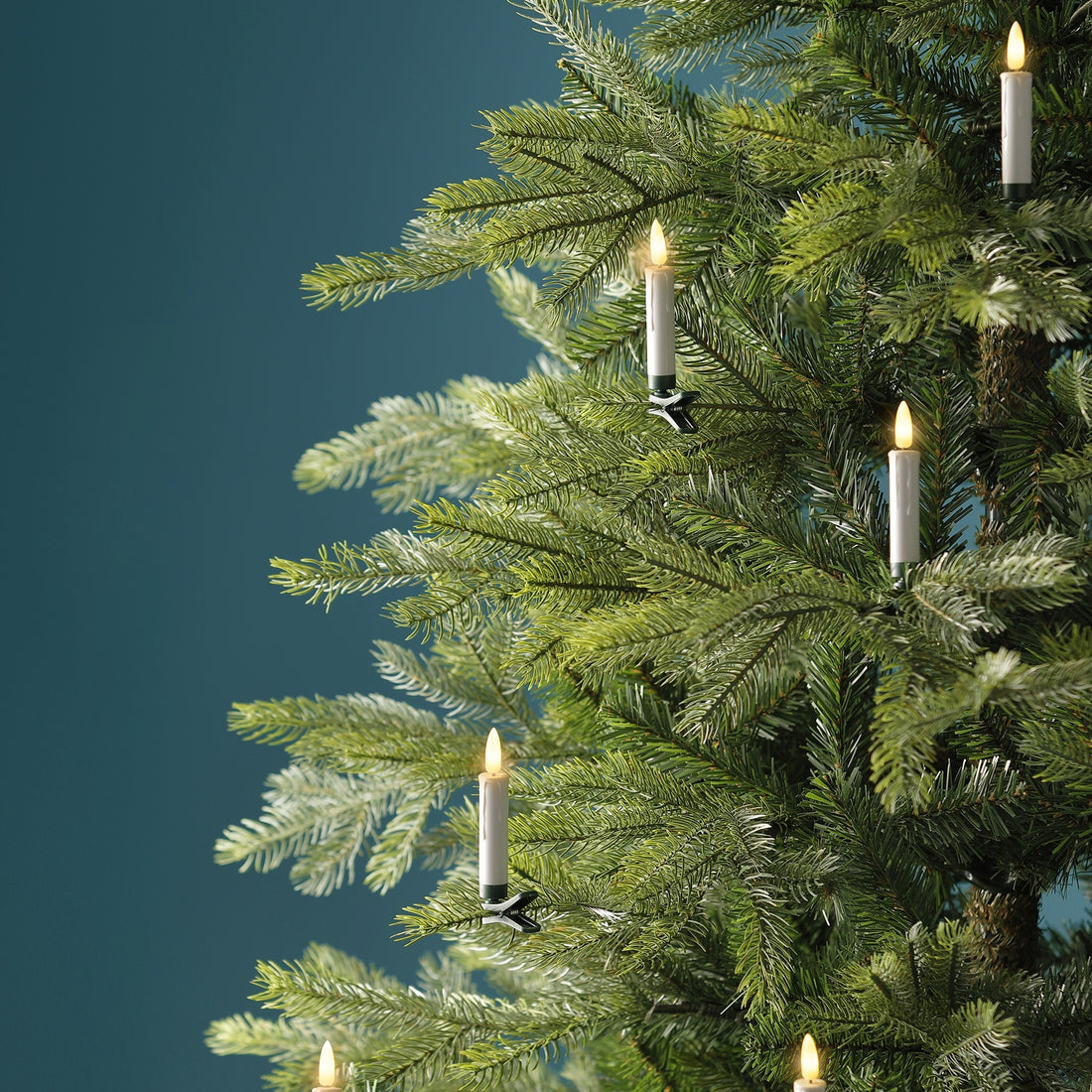 Candela led 2 funzioni effetto luccichio diametero 1,5 x altezza10 cm