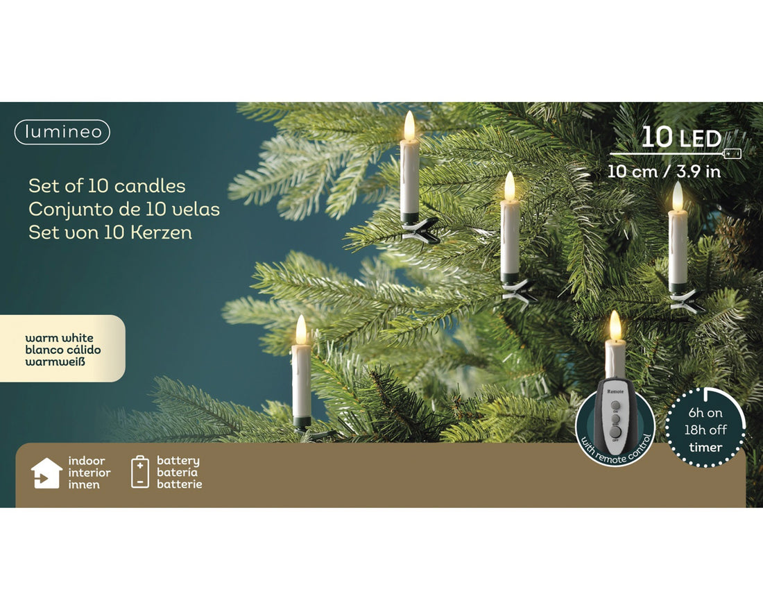 Candela led 2 funzioni effetto luccichio diametero 1,5 x altezza10 cm