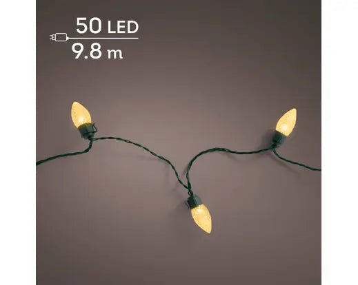 Luci LED Vintage Bianco Caldo 980 cm | Kaemingk - Perrone Shop