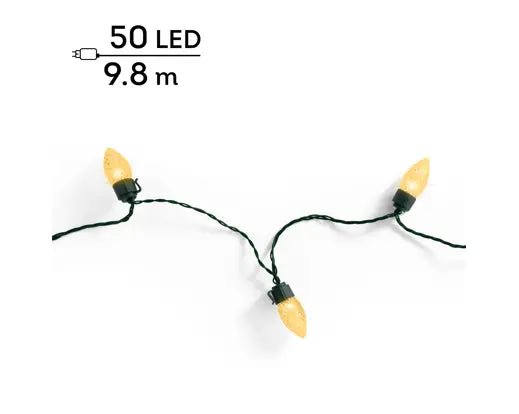 Luci LED Vintage Bianco Caldo 980 cm | Kaemingk - Perrone Shop