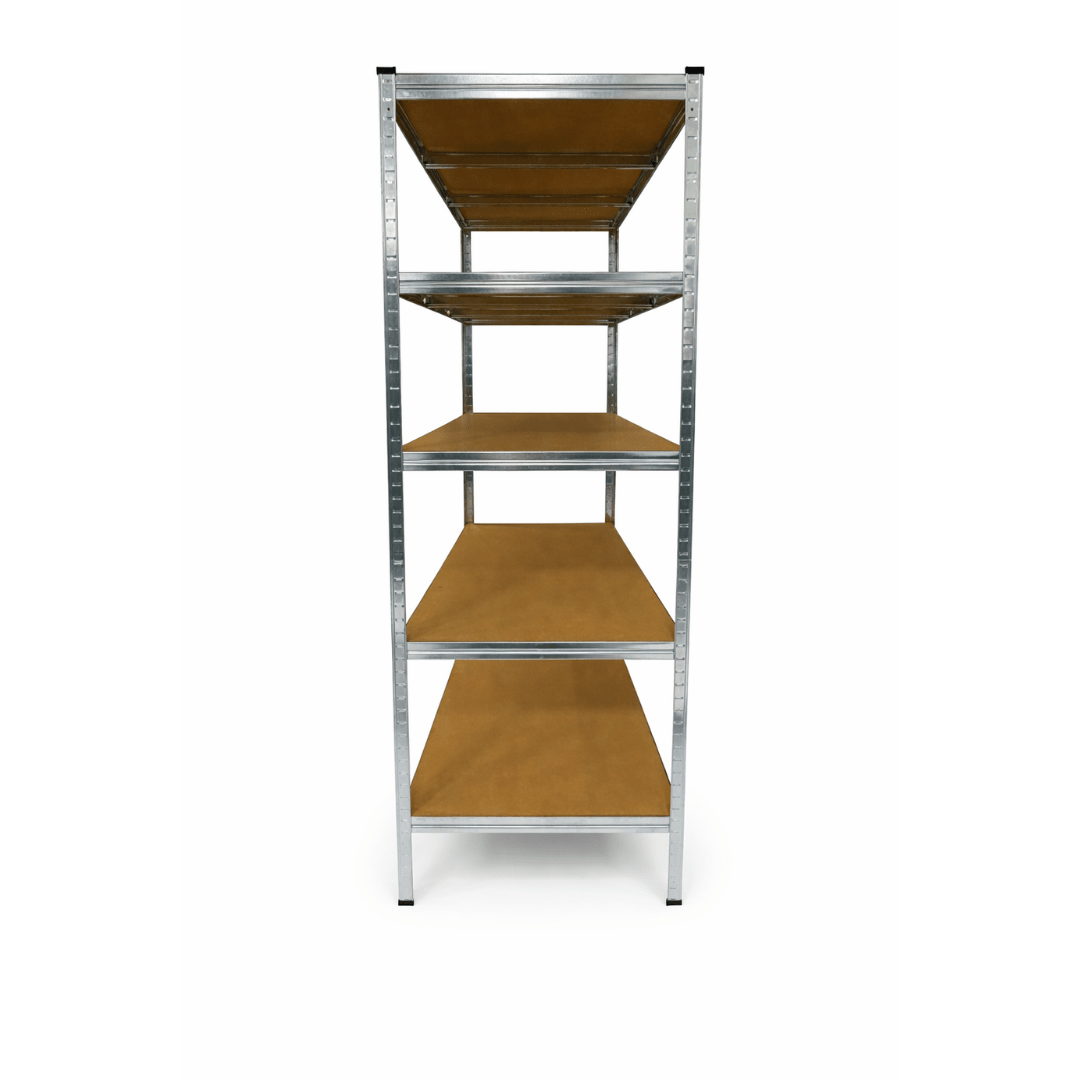 Scaffale 5 ripiani in acciaio e MDF Thor 120x60x180 cm - Perrone Shop