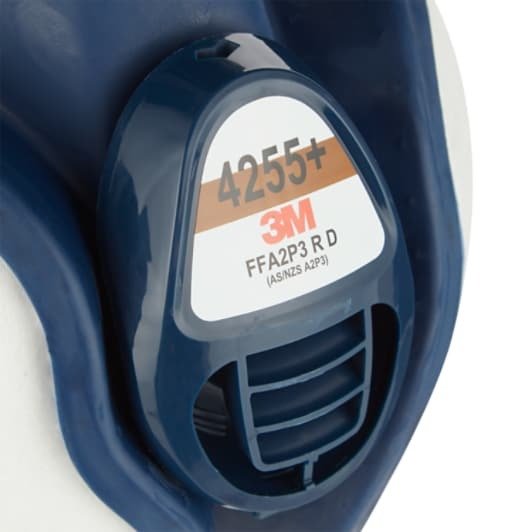Semimaschera 3M 4255+ FFA2P3 R D | Respiratore Senza Manutenzione con Filtri Integrati - Perrone Shop