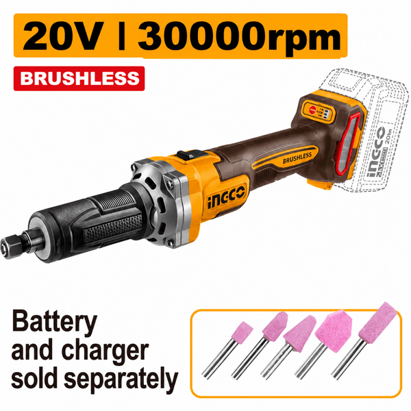 Smerigliatrice Assiale Brushless Nuda 5 punte - Perrone Shop