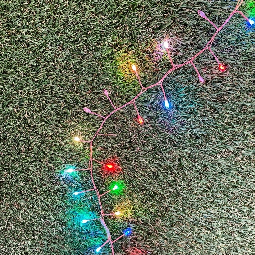 Minicluster Multicolor 1000 LED con Cavo in Rame – 20 Metri - Perrone Shop