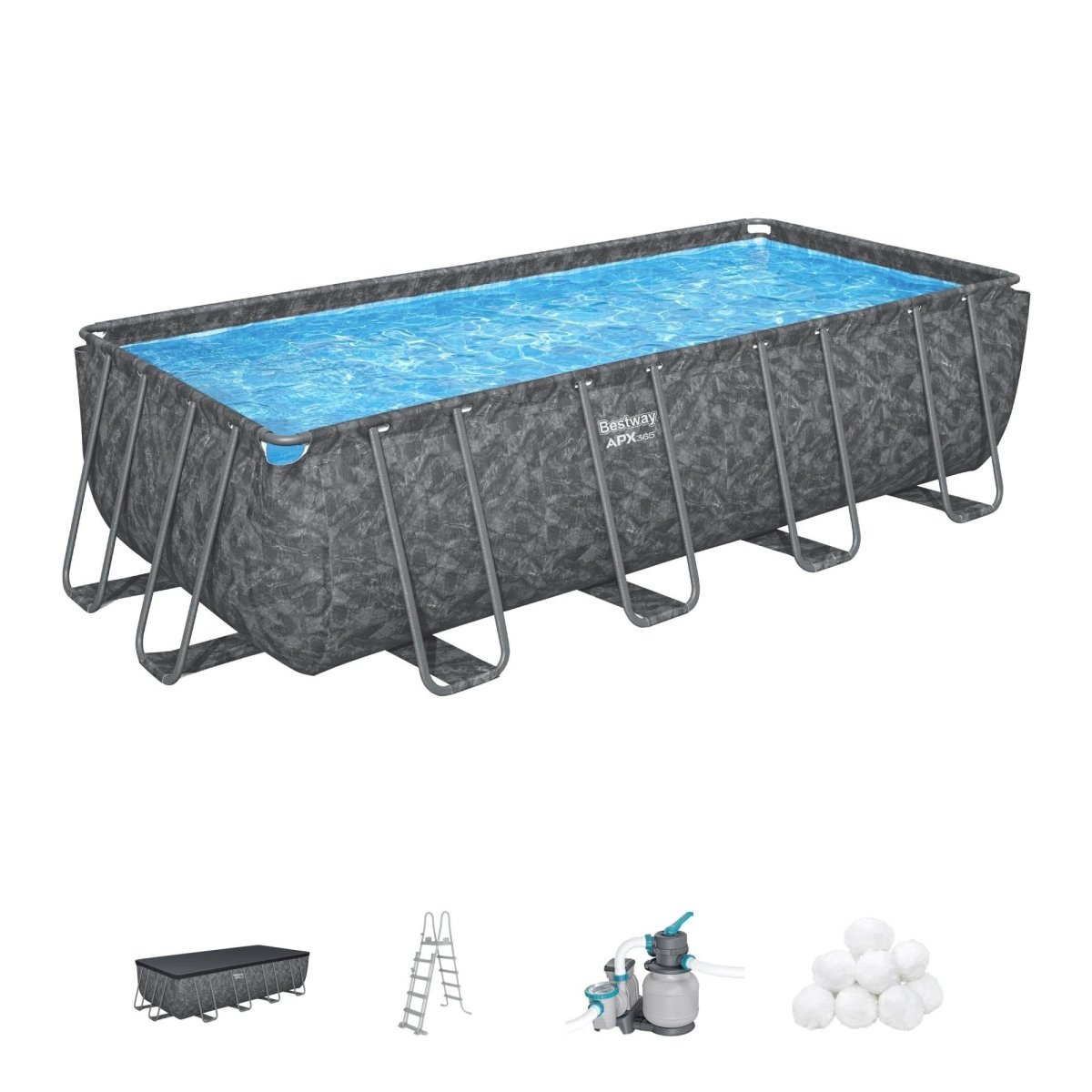 Set piscina fuori terra APX 365 da 549x274x132 cm | Bestway - Perrone Shop