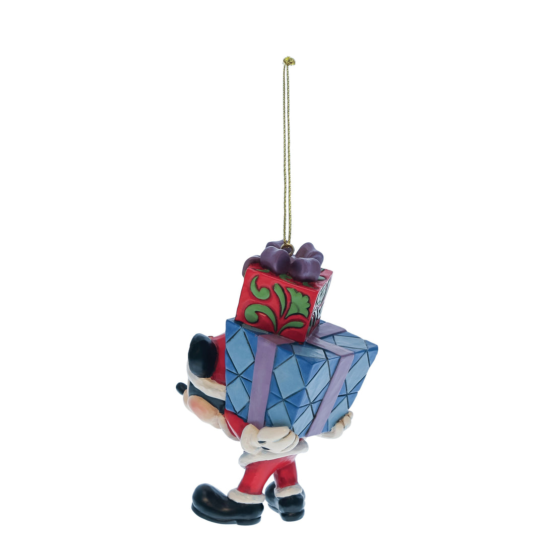 Topolino con Regali in Spalla da Appendere H 10 cm | Enesco