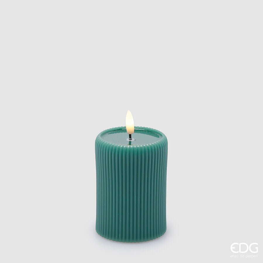 Candela Led Lounge Moccolo Verde | EDG - Perrone Shop