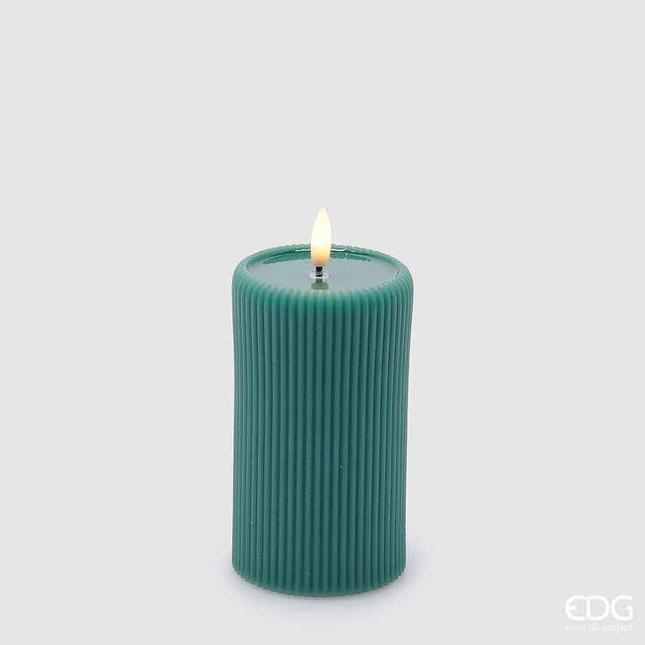 Candela Led Lounge Moccolo Verde | EDG - Perrone Shop