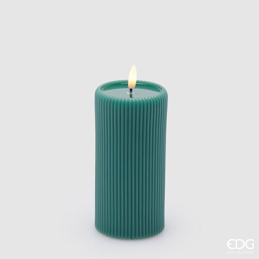 Candela Led Lounge Moccolo Verde | EDG - Perrone Shop
