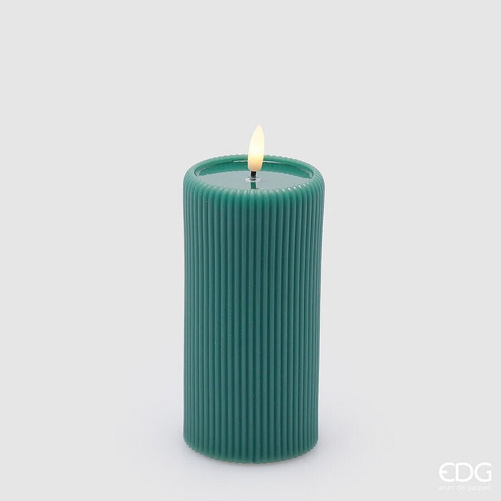 Candela Led Lounge Moccolo Verde | EDG - Perrone Shop