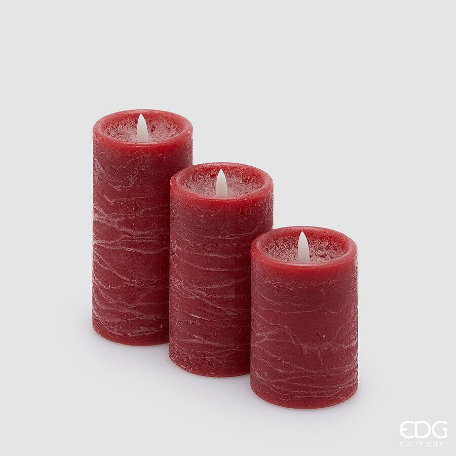 Set 3 candele a led soffio | EDG - Perrone Shop