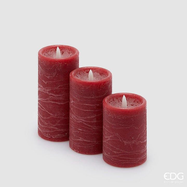 Set 3 candele a led soffio | EDG - Perrone Shop