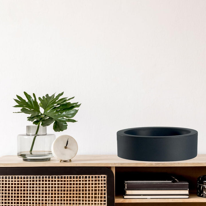 Vaso rotondo antracite Echo Nicoli