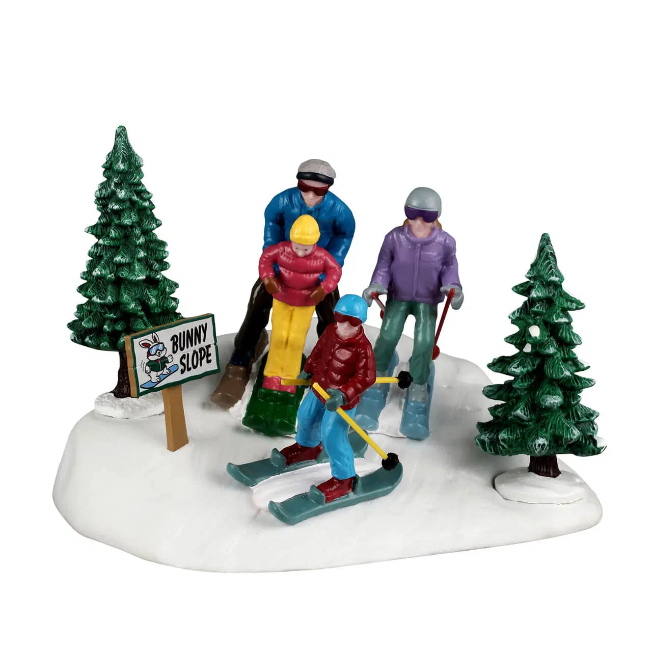 Paesaggio famiglia sugli sci | Lemax