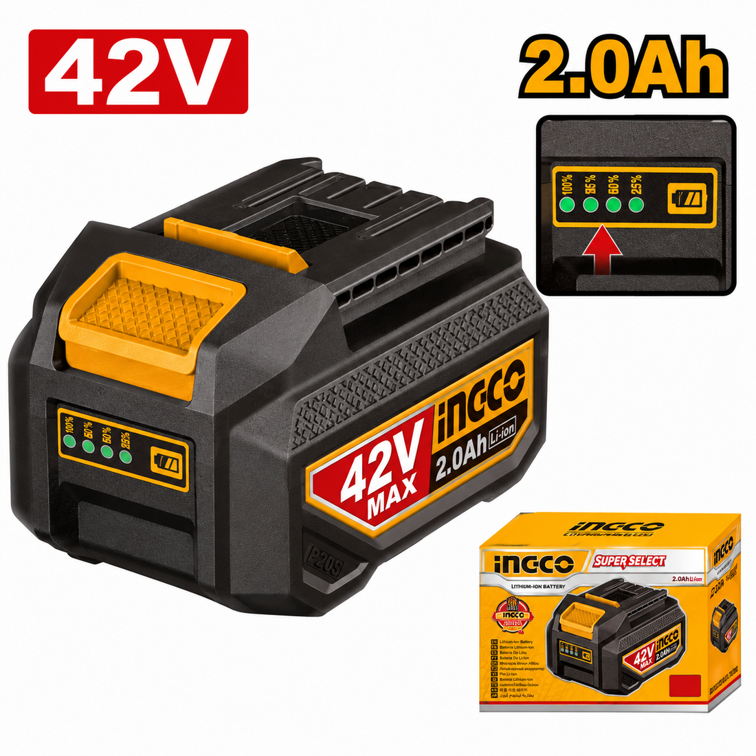 BATTERIA 2AH 42V