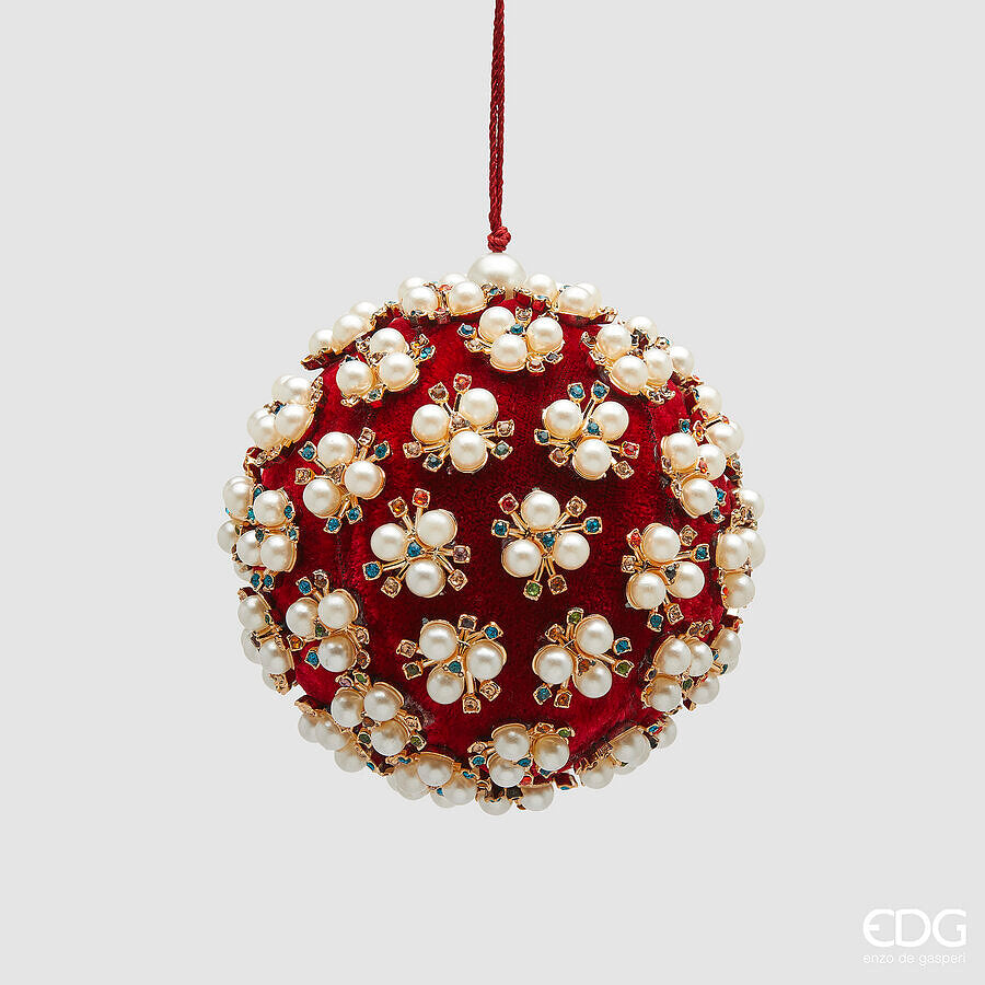 Addobbo palla Elizabeth rosso| EDG