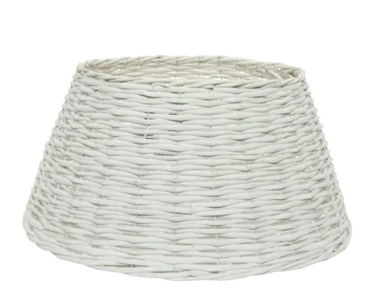 Copri Base Albero di Natale in Vimini Bianco 57 x 28 cm | Kaemingk