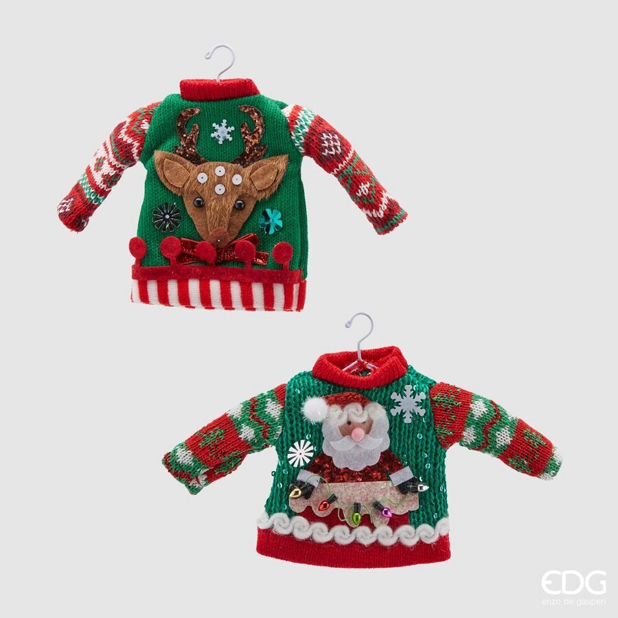 Decorazione maglione con Babbo o Renna - Perrone Shop