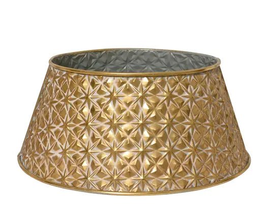 Base Copri Albero di Natale Oro Antico 70 x 27 cm | Kaemingk - Perrone Shop
