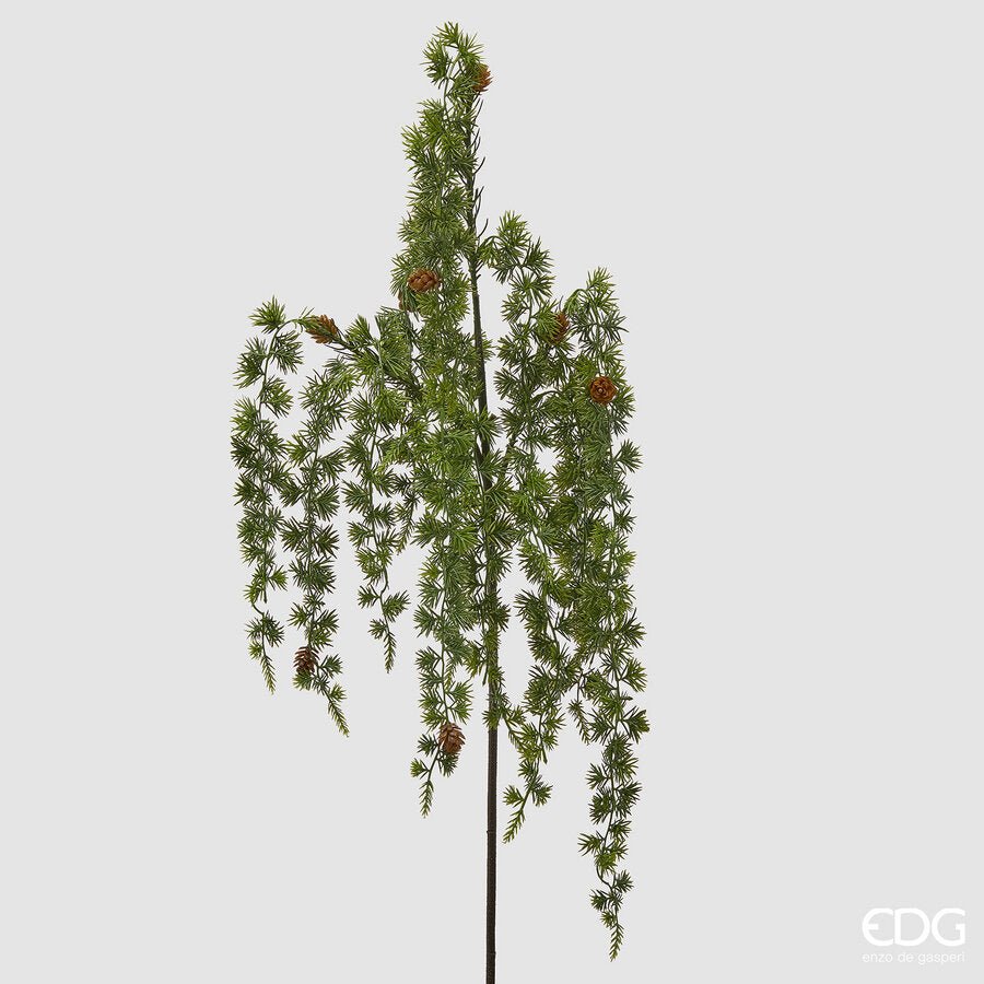 Cedro artificiale cadente con pigne H120 | EDG