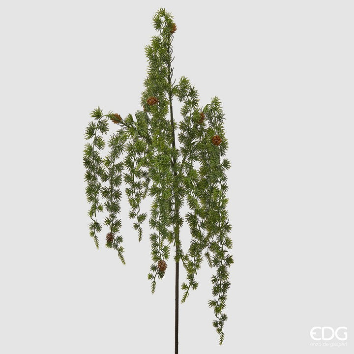 Cedro artificiale cadente con pigne H120 | EDG - Perrone Shop