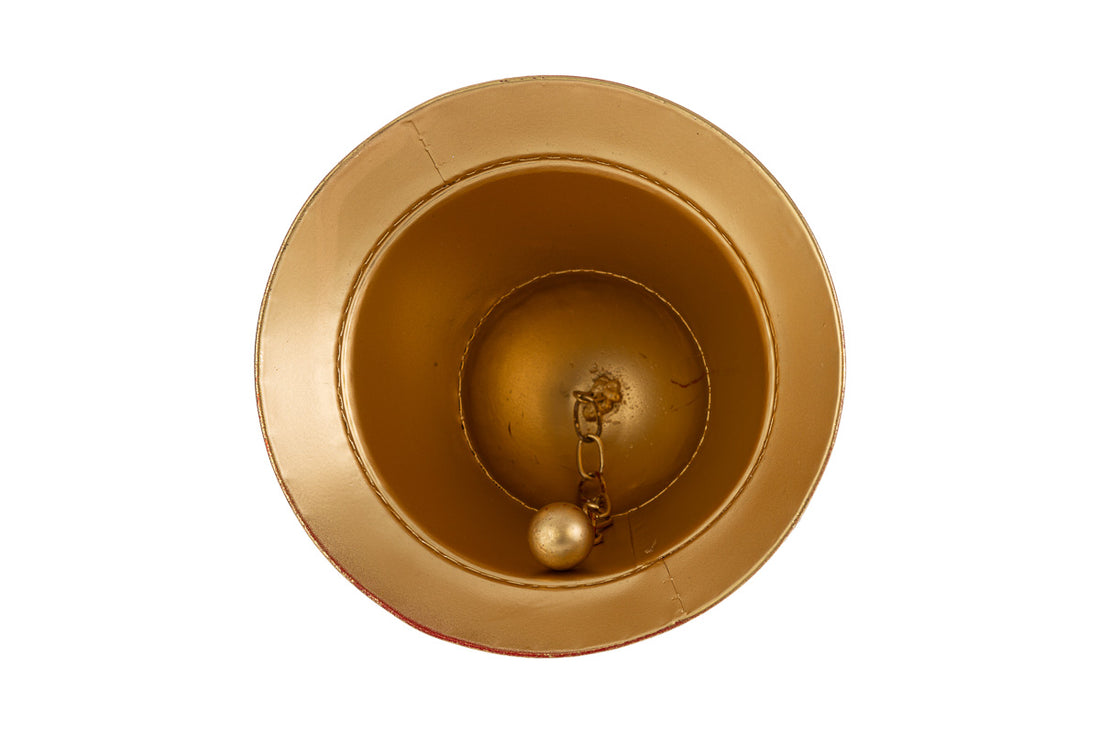 Pendente campana oro metallo