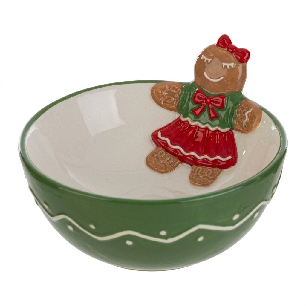 Svuotatasche Omino di Zenzero in Ceramica 14 x 13 x 8 cm | Le Stelle - Perrone Shop
