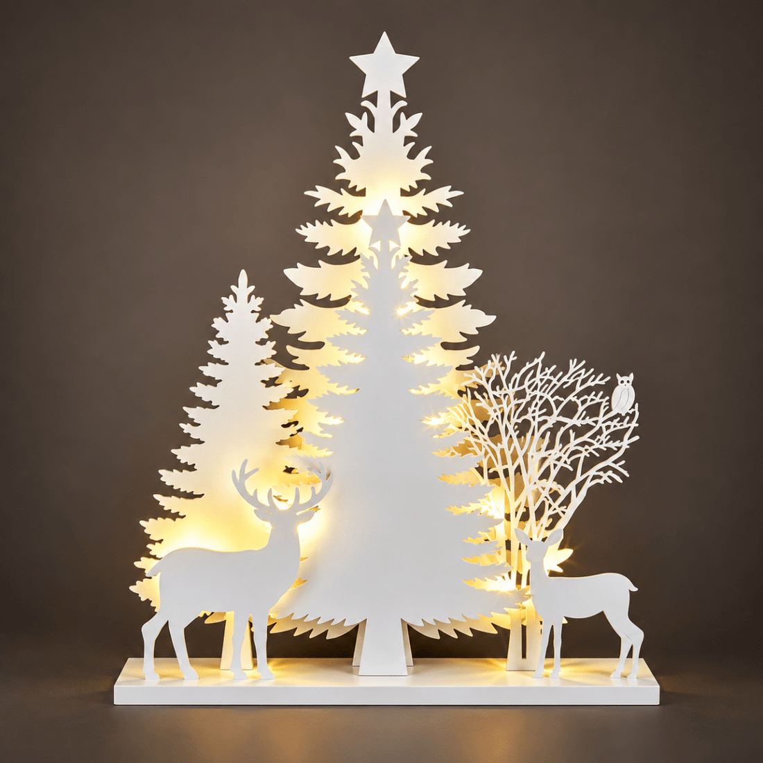Paesaggio LED Foresta Natalizia H 40 cm | Kaemingk - Perrone Shop