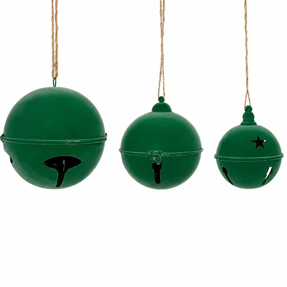 Campanellina Natalizia in Ferro Verde | Kaemingk - Perrone Shop