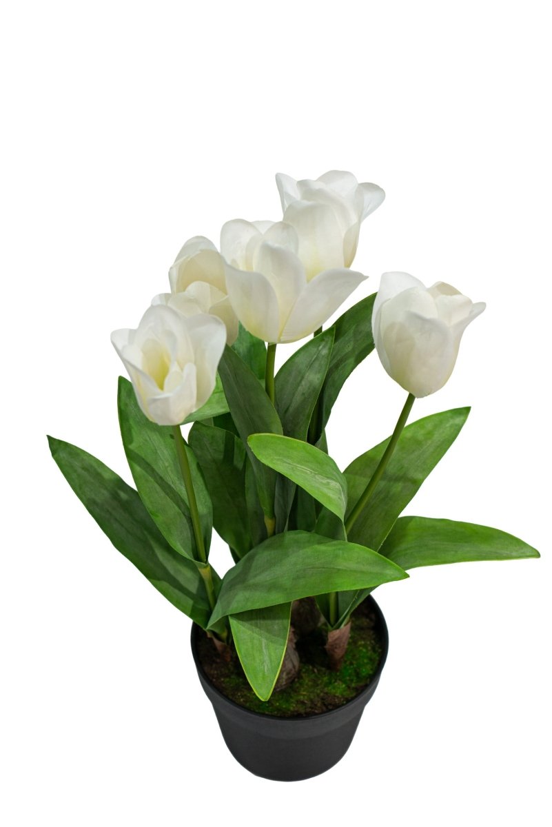 Composizione tulipani olandesi artificiali in vaso - 54cm Xone| Perrone Shop - Perrone Shop