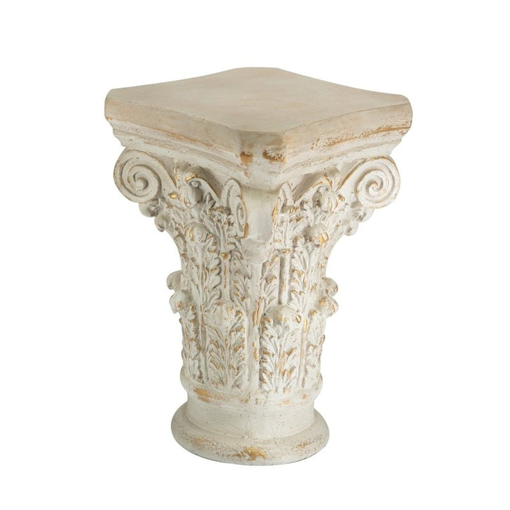 Mezza Colonna Decorativa in Magnesia – 41x41x62 cm
