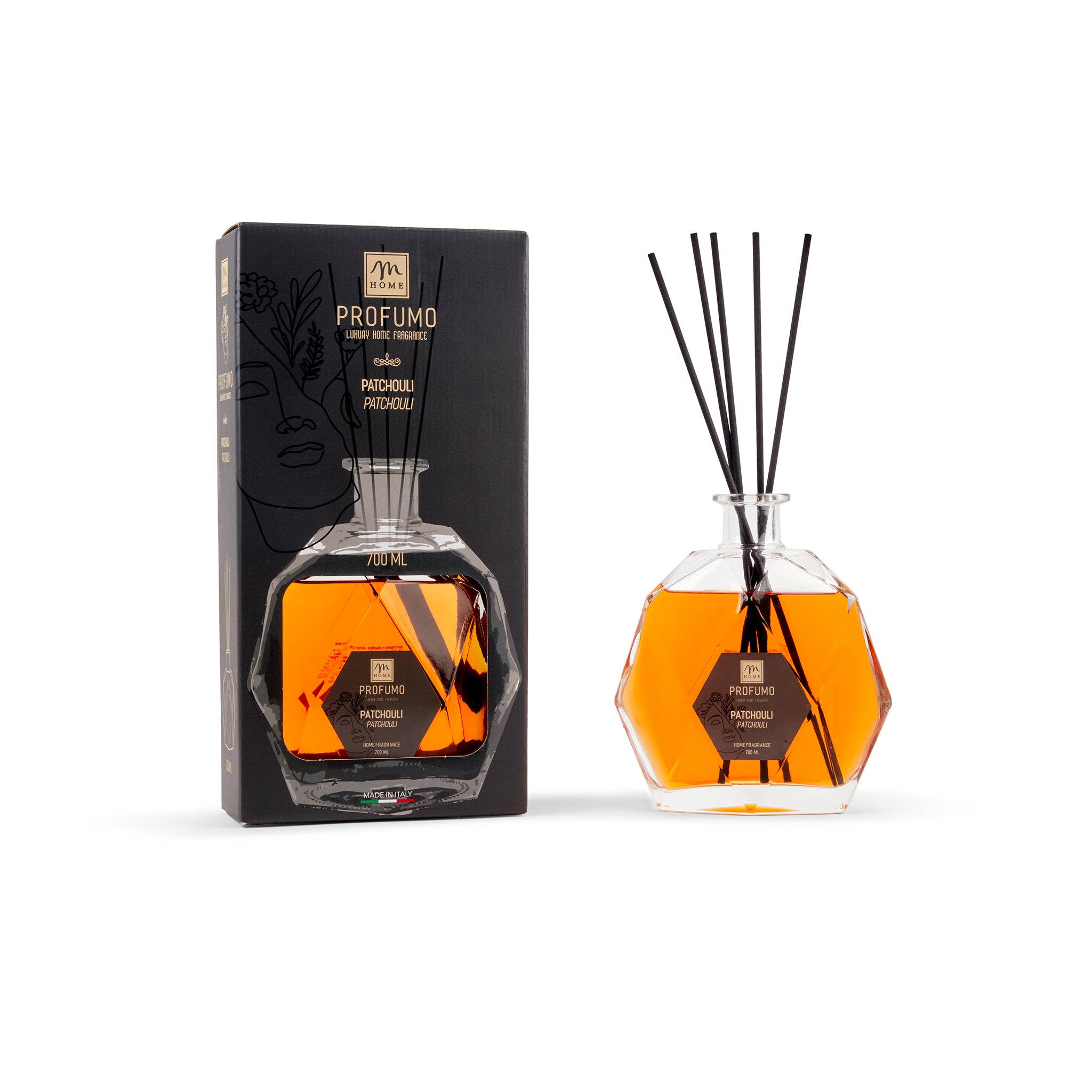 Diffusore Di Fragranza in bottiglia esagonale 700ml