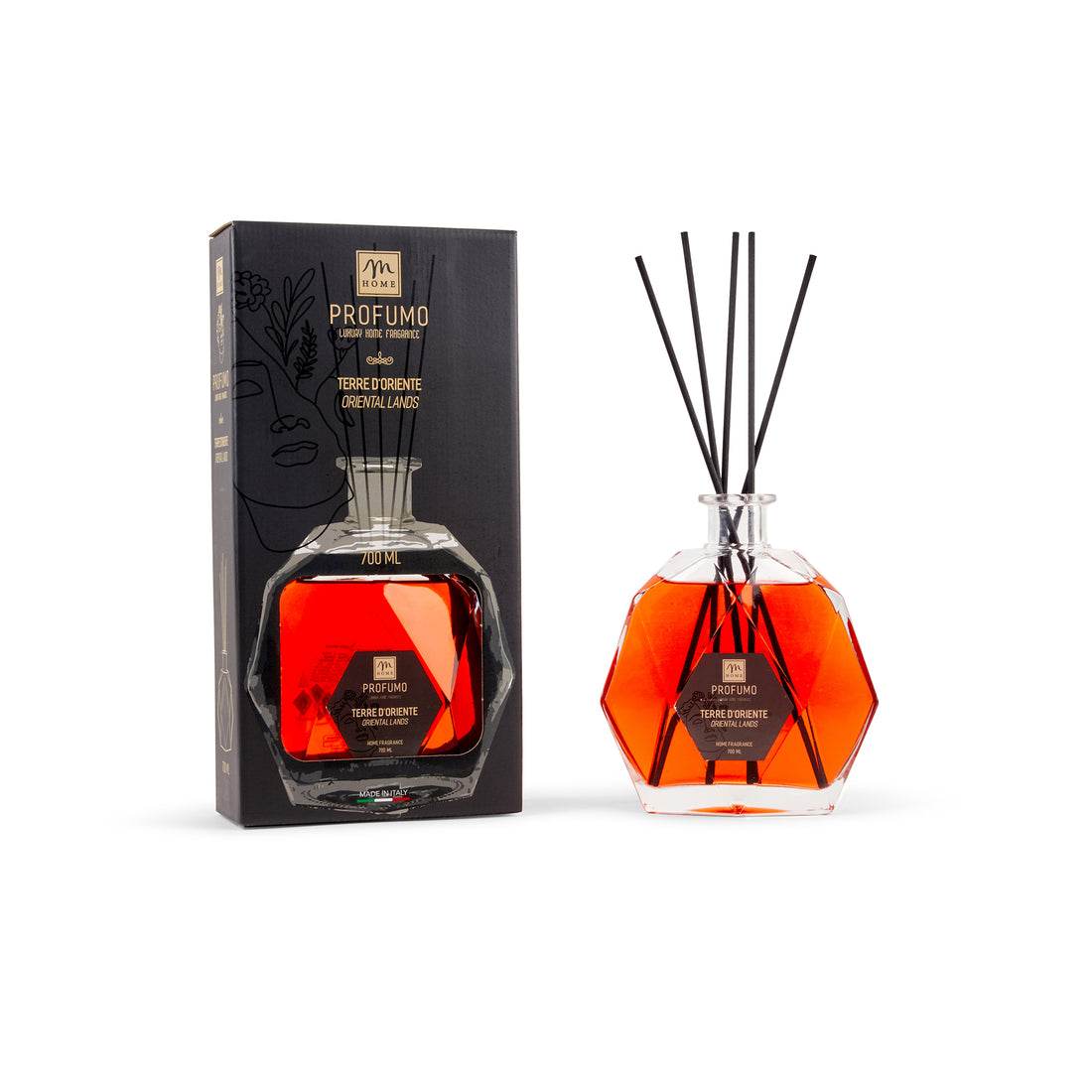Diffusore Di Fragranza in bottiglia esagonale 700ml