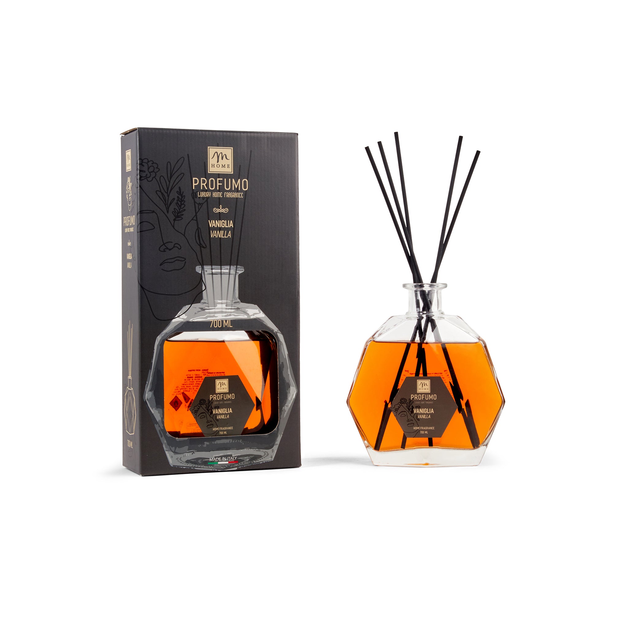 Diffusore Di Fragranza in bottiglia esagonale 700ml