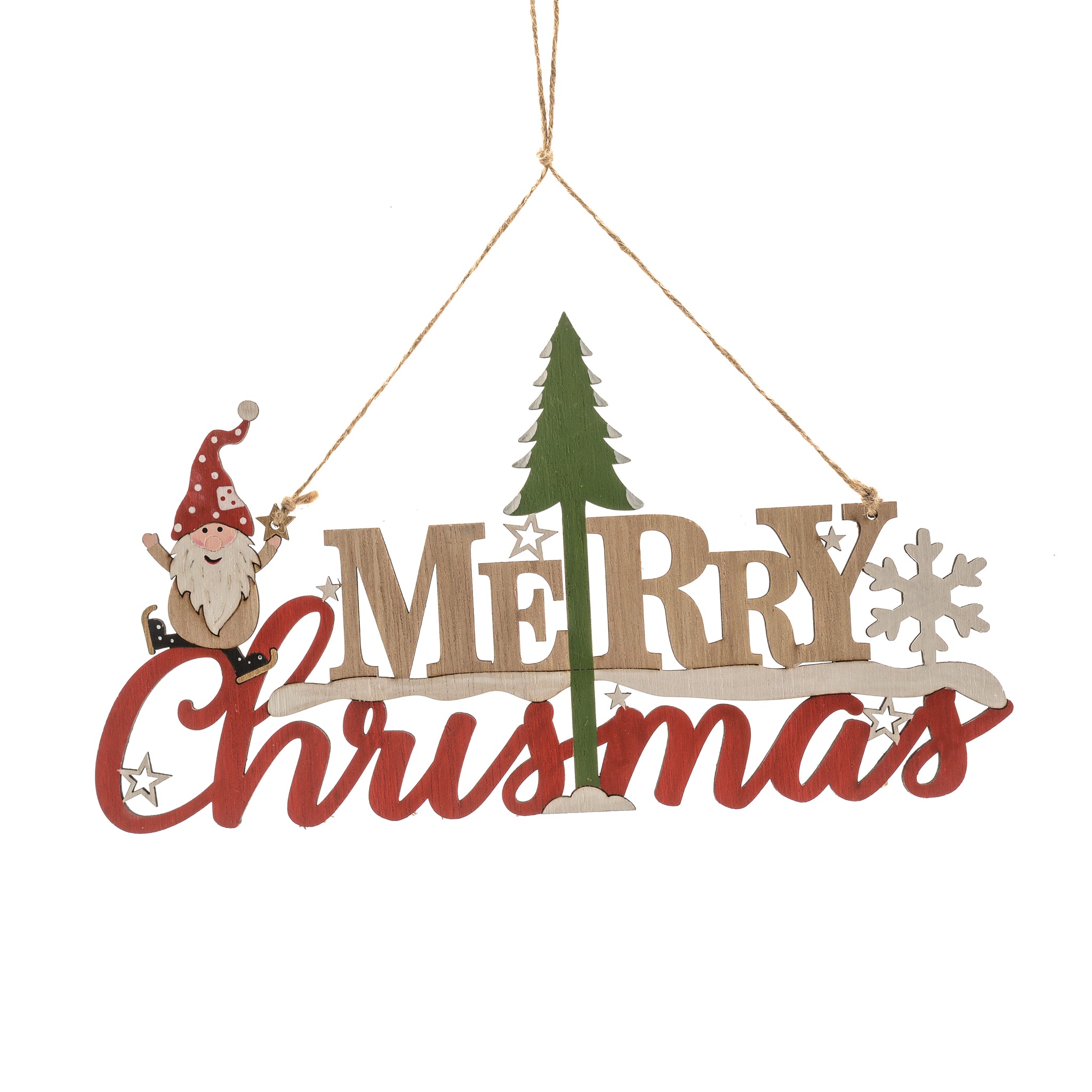 Dietroporta Merry Chritmas in legno | Mercury