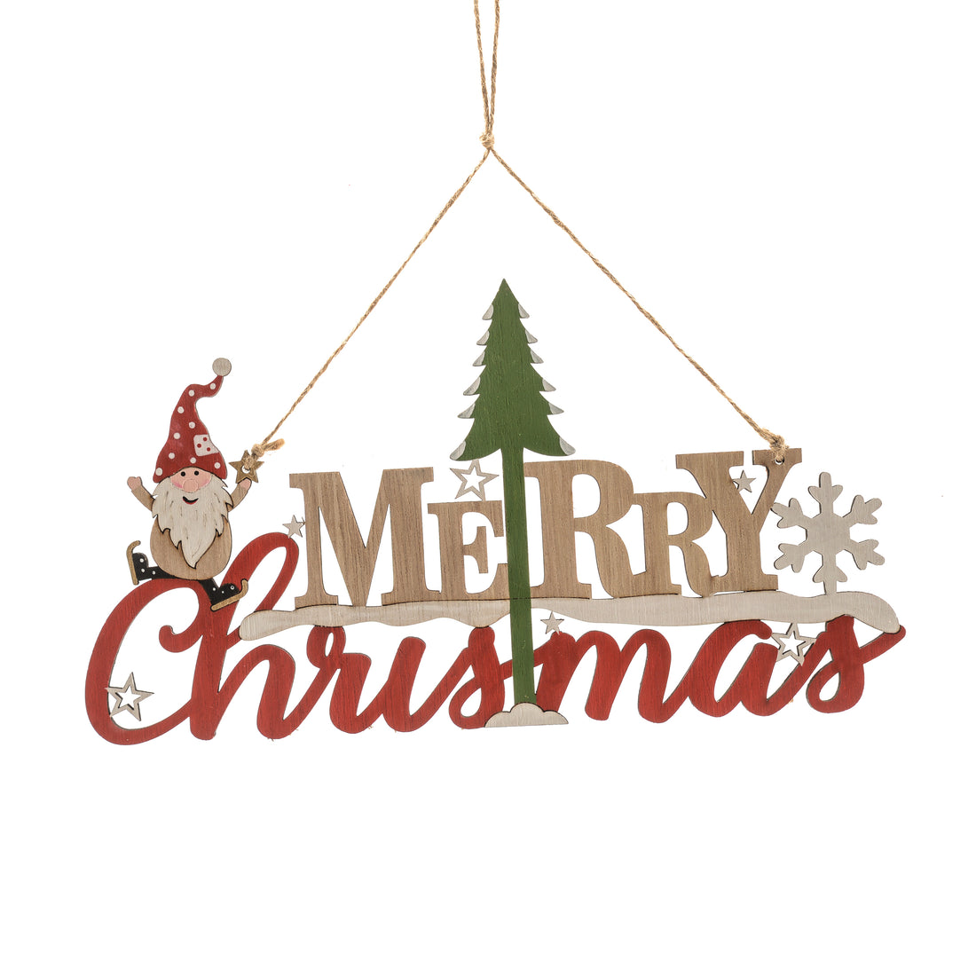 Dietroporta Merry Chritmas in legno | Mercury