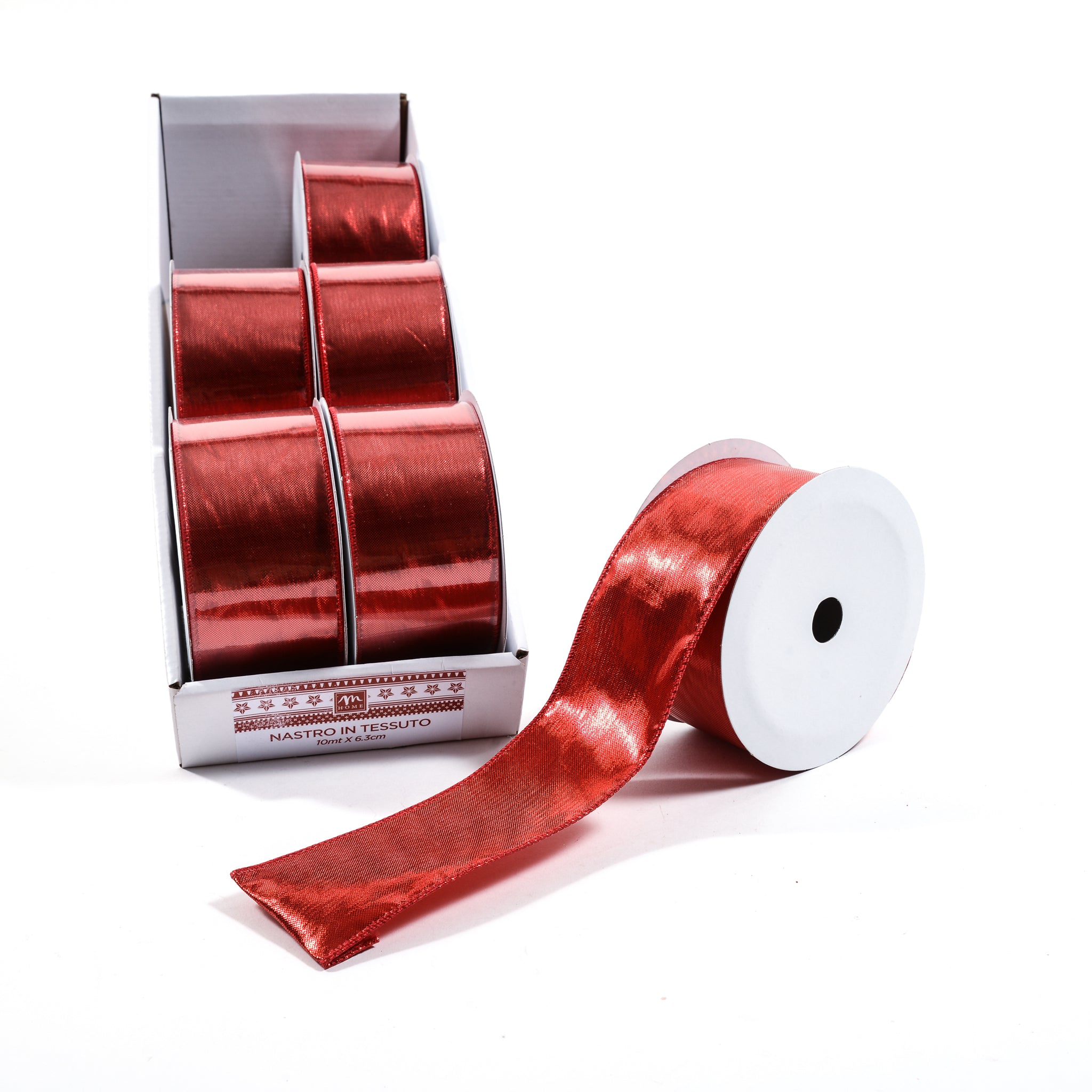 Nastro in tessuto rosso 10mtx6.3cm | Mercury