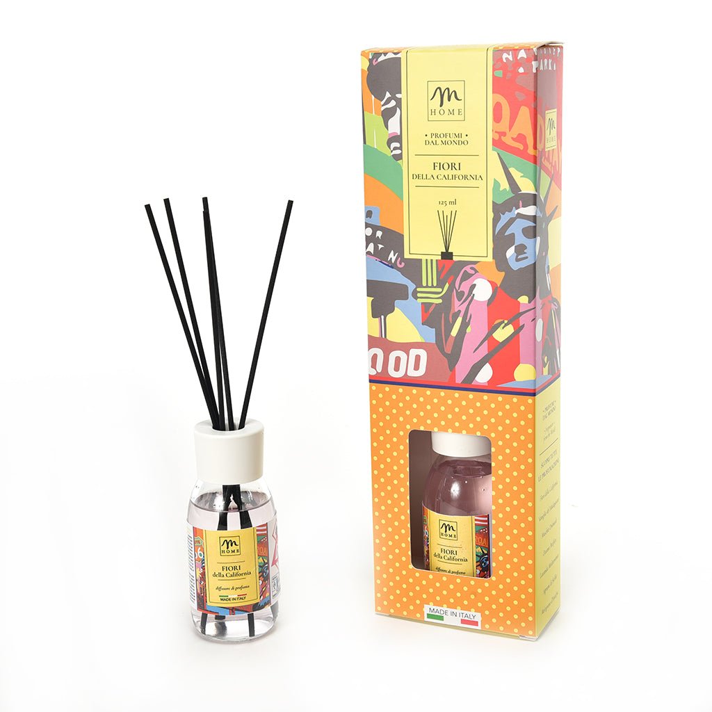 Diffusore di essenza con bacchette Fiori della California 125 ML | Mercury - Perrone Shop