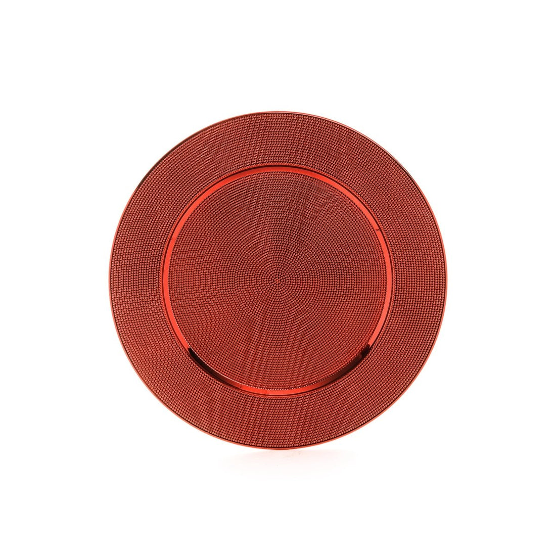 Sottopiatto Rosso Lucido in Plastica - Perrone Shop