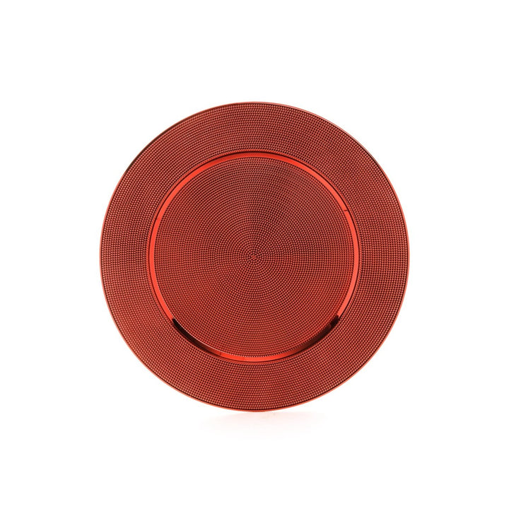 Sottopiatto Rosso Lucido in Plastica - Perrone Shop