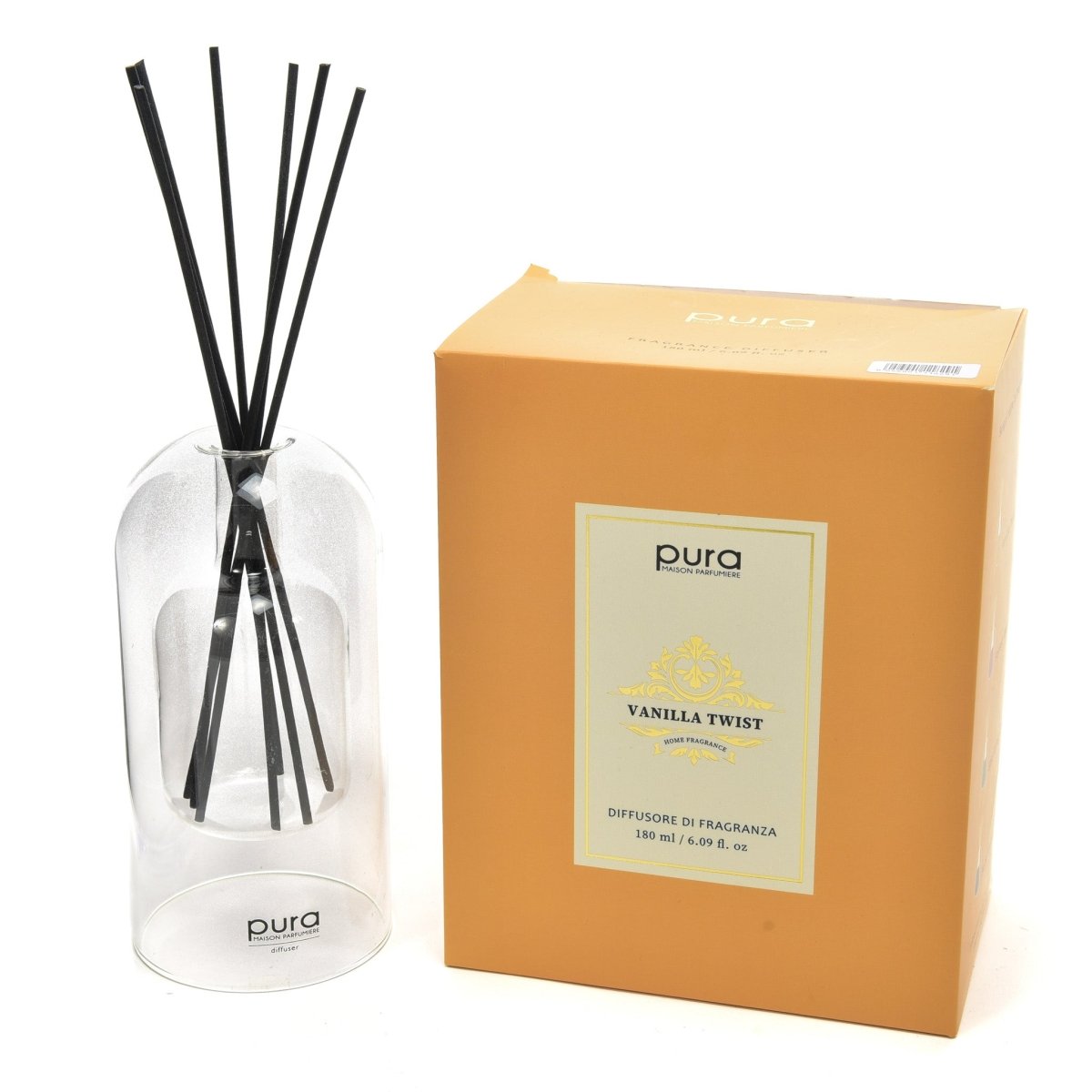 Diffusore di essenza con bottiglia in vetro 180ml - Perrone Shop